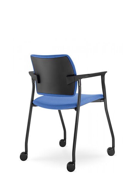 Крісло LD SEATING DREAM 110-N4, BR для відвідувачів, на колесах