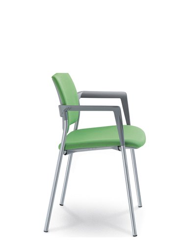 Кресло LD SEATING DREAM 111-N2, BR для посетителей, на ножках