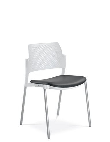 Кресло LD SEATING DREAM+ 100BL для посетителей, на ножках