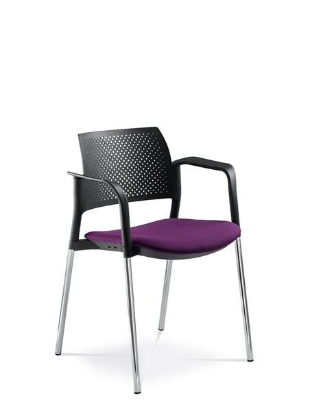 Крісло LD SEATING DREAM+ 100BL, BR для відвідувачів, на ніжках