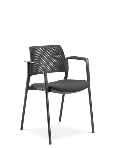 Крісло LD SEATING DREAM+ 100BL, BR для відвідувачів, на ніжках