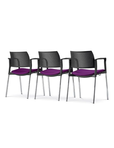 Крісло LD SEATING DREAM+ 100BL, BR для відвідувачів, на ніжках