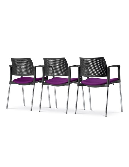 Крісло LD SEATING DREAM+ 100BL, BR для відвідувачів, на ніжках