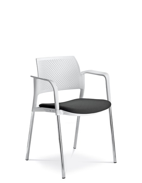 Кресло LD SEATING DREAM+ 100WT, BR для посетителей, на ножках