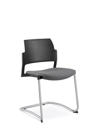 Кресло LD SEATING DREAM+ 101BL-Z для посетителей, на полозьях