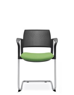 Кресло LD SEATING DREAM+ 101BL-Z, BR для посетителей, на полозьях 2