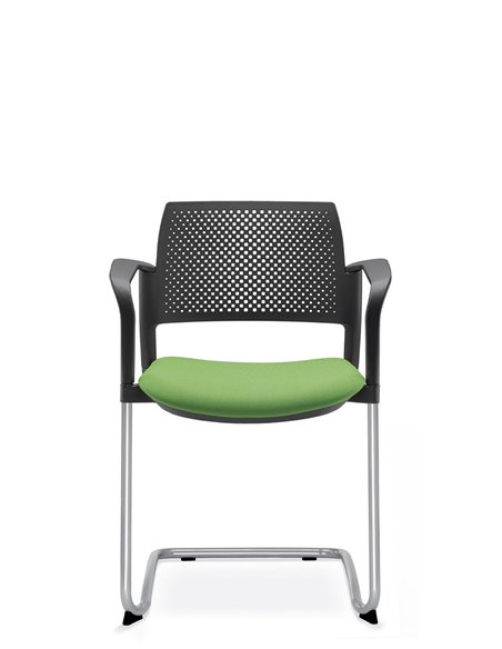 Кресло LD SEATING DREAM+ 101BL-Z, BR для посетителей, на полозьях