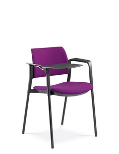 Кресло LD SEATING DREAM+ 103BL, BR+TR для аудиторий, с откидным столиком
