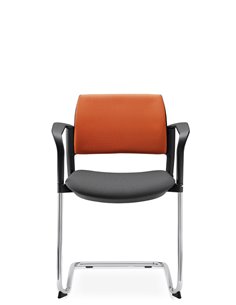 Кресло LD SEATING DREAM+ 104BL-Z, BR для посетителей, на полозьях 2