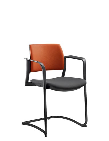 Кресло LD SEATING DREAM+ 104BL-Z, BR для посетителей, на полозьях