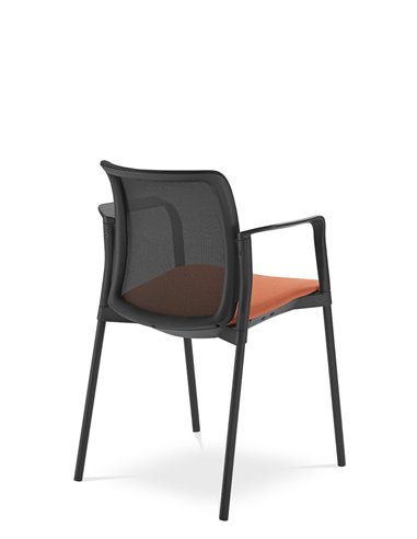 Кресло LD SEATING DREAM+ 512BL, BR для посетителей, на ножках