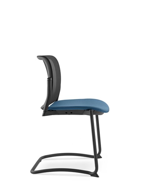 Крісло LD SEATING DREAM+ 512BL-Z, для відвідувачів, на полозах