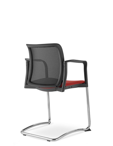 Крісло LD SEATING DREAM+ 512BL-Z, BR для відвідувачів , на полозах