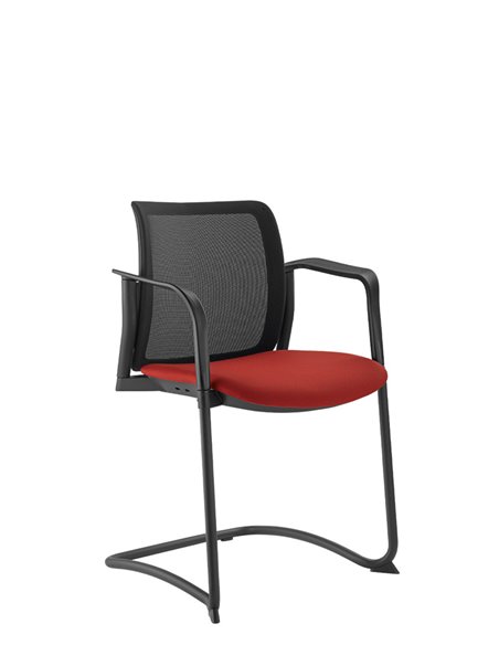 Крісло LD SEATING DREAM+ 512BL-Z, BR для відвідувачів , на полозах