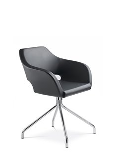 Конференц-кресло LD SEATING POLO+ PO-F-N4 на алюминиевой крестовине
