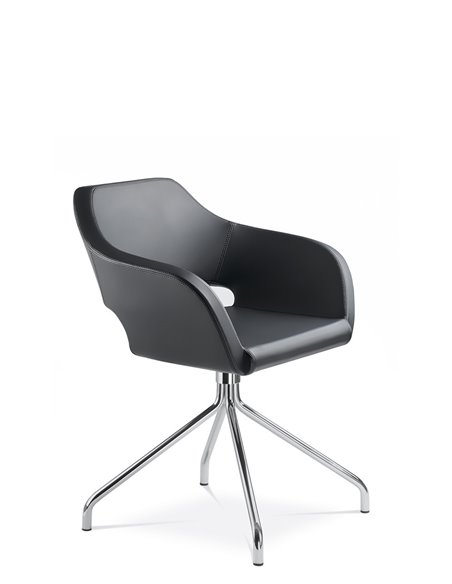 Конференц-кресло LD SEATING POLO+ PO-F-N4 на алюминиевой крестовине