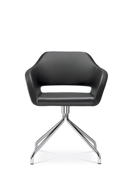 Конференц-кресло LD SEATING POLO+ PO-F-N4 на алюминиевой крестовине