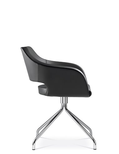 Конференц-кресло LD SEATING POLO+ PO-F-N4 на алюминиевой крестовине