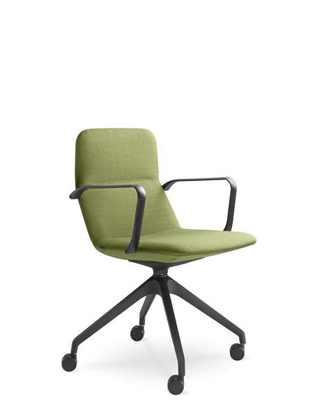 Конференц-кресло LD SEATING FLEXI LIGHT CHL, BR, F95-BL, на колесах