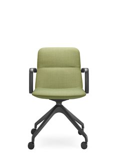 Конференц-кресло LD SEATING FLEXI LIGHT CHL, BR, F95-BL, на колесах 2