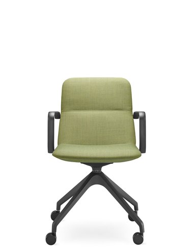 Конференц-кресло LD SEATING FLEXI LIGHT CHL, BR, F95-BL, на колесах