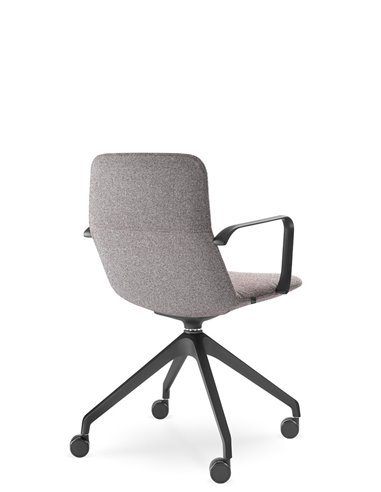 Конференц-кресло LD SEATING FLEXI LIGHT CHL, BR, F95-BL, на колесах