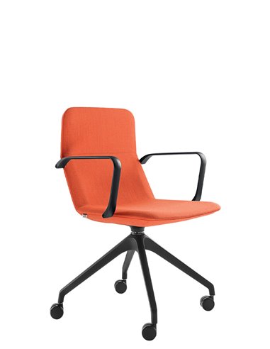 Конференц-кресло LD SEATING FLEXI LIGHT CHL, BR, F95-BL, на колесах