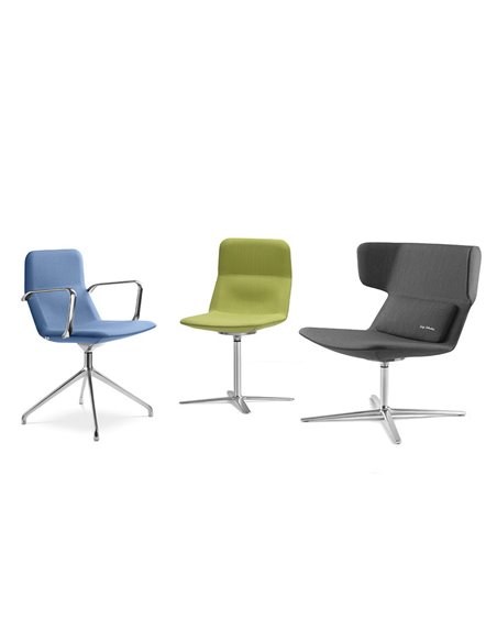 Конференц-кресло LD SEATING FLEXI LIGHT CHL, MINUS-BR, F25-N6