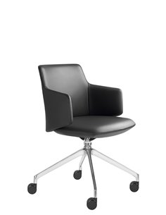 Конференц-кресло LD SEATING MELODY MEETING 360, F75-N6 на колесах