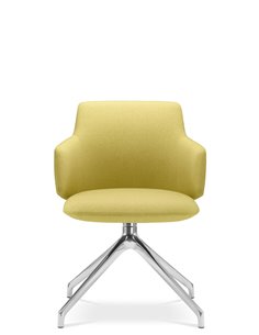 Конференц-кресло LD SEATING MELODY MEETING 360, F70-N6 на алюминиевой крестовине 2