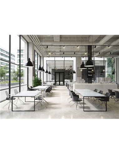 Конференц-кресло LD SEATING MELODY MEETING 360, F70-N6 на алюминиевой крестовине