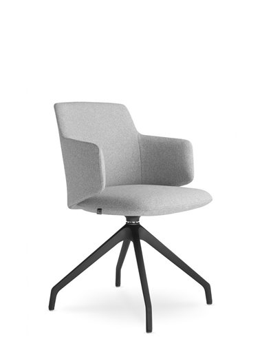 Конференц-кресло LD SEATING MELODY MEETING 360, F90-BL на ножках