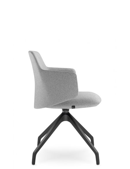 Конференц-кресло LD SEATING MELODY MEETING 360, F90-BL на ножках