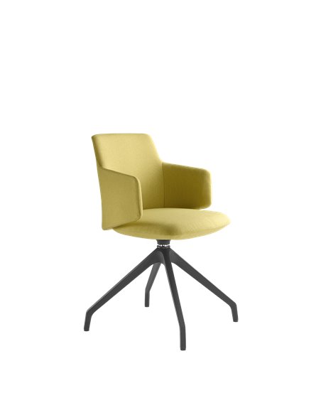 Конференц-кресло LD SEATING MELODY MEETING 360, F90-BL на ножках
