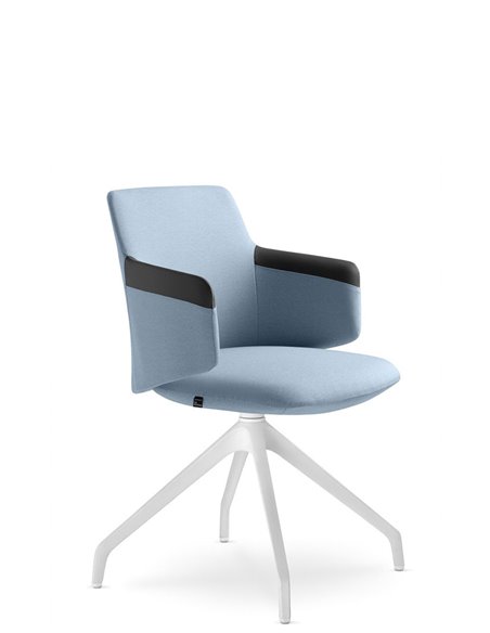 Конференц-кресло LD SEATING MELODY MEETING 360, F90-WH на ножках