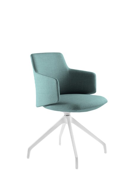 Конференц-кресло LD SEATING MELODY MEETING 360, F90-WH на ножках