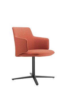 Конференц-кресло LD SEATING MELODY MEETING 360, F25-N1 на алюминиевой крестовине