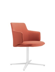 Конференц-кресло LD SEATING MELODY MEETING 360, F25-N0 на алюминиевой крестовине