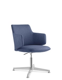 Конференц-кресло LD SEATING MELODY MEETING 360, F34-N6 на алюминиевой крестовине
