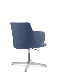 Конференц-кресло LD SEATING MELODY MEETING 360, F34-N6 на алюминиевой крестовине 2