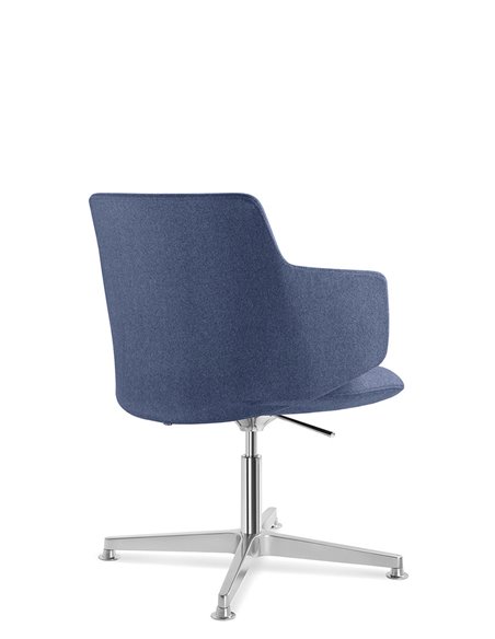 Конференц-кресло LD SEATING MELODY MEETING 360, F34-N6 на алюминиевой крестовине