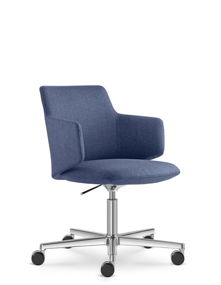 Конференц-кресло LD SEATING MELODY MEETING 360, F37-N6 на колесах