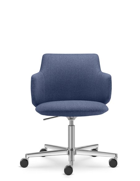 Конференц-кресло LD SEATING MELODY MEETING 360, F37-N6 на колесах