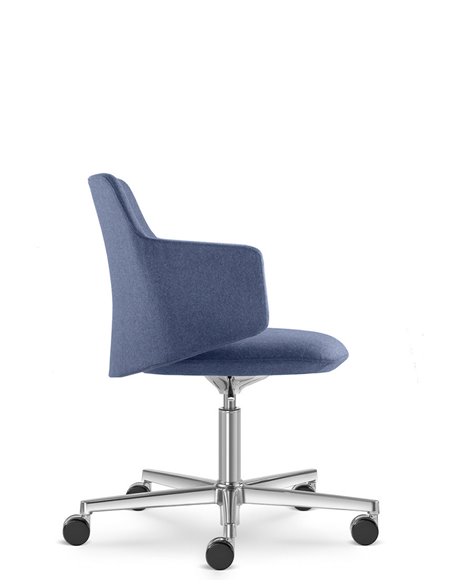 Конференц-кресло LD SEATING MELODY MEETING 360, F37-N6 на колесах