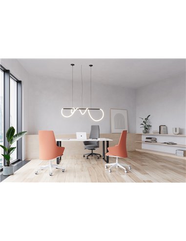 Кресло LD SEATING MELODY DESIGN 796-FR, F40-N1 тканевое, с высокой спинкой