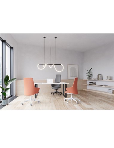 Кресло LD SEATING MELODY DESIGN 796-FR, F40-N6 тканевое, с высокой спинкой