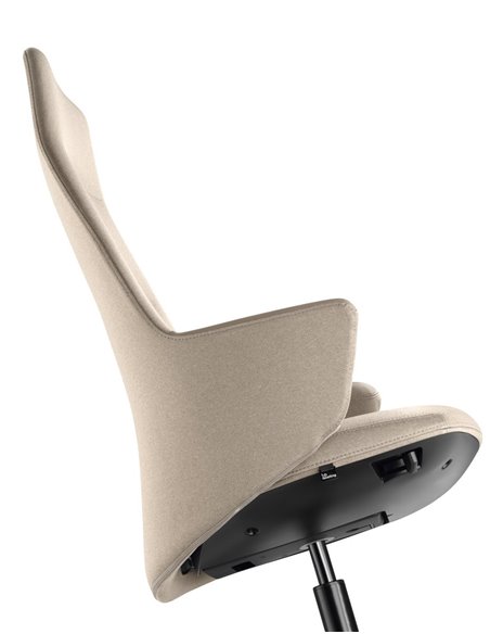 Кресло LD SEATING MELODY DESIGN 786-FR, F40-N1 тканевое, со средней спинкой