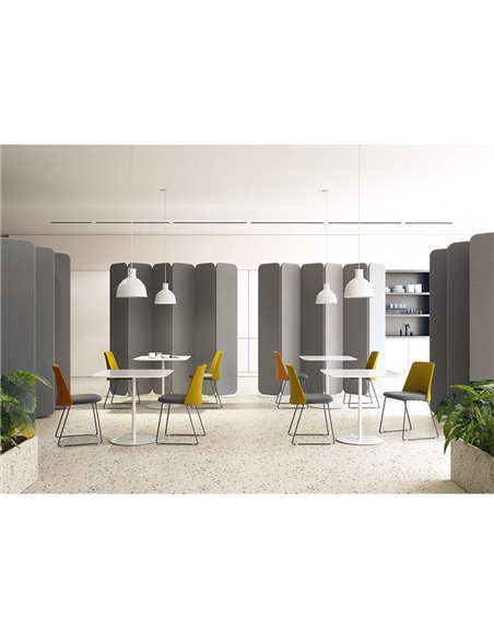 Кресло LD SEATING MELODY CHAIR 361-Q, N4 для посетителей, на полозьях