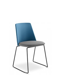 Кресло LD SEATING MELODY CHAIR 361-Q, N1 для посетителей, на полозьях