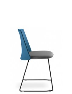Кресло LD SEATING MELODY CHAIR 361-Q, N1 для посетителей, на полозьях 2